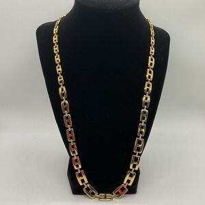 Napier Elegant Gold Toned Chain Necklace